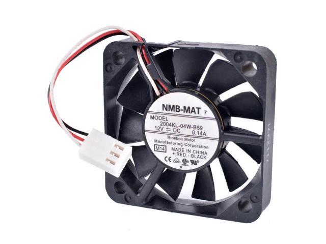 2004KL-04W-B59 5cm 5010 50x50x10mm 12V 0.14A Double ball bearing 3-wire cooling fan