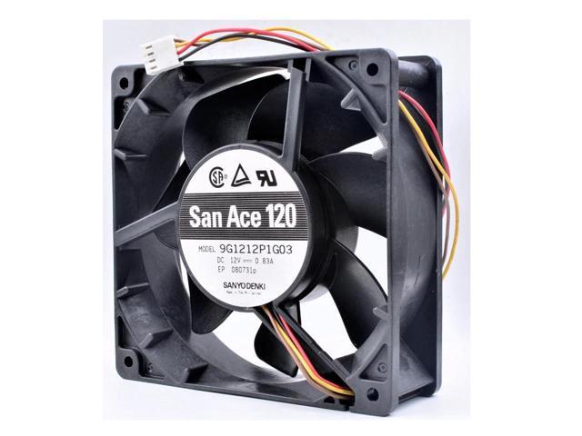 9G1212P1G03 12cm 12038 120x120x38mm 12V 0.83A server chassis large air volume cooling fan