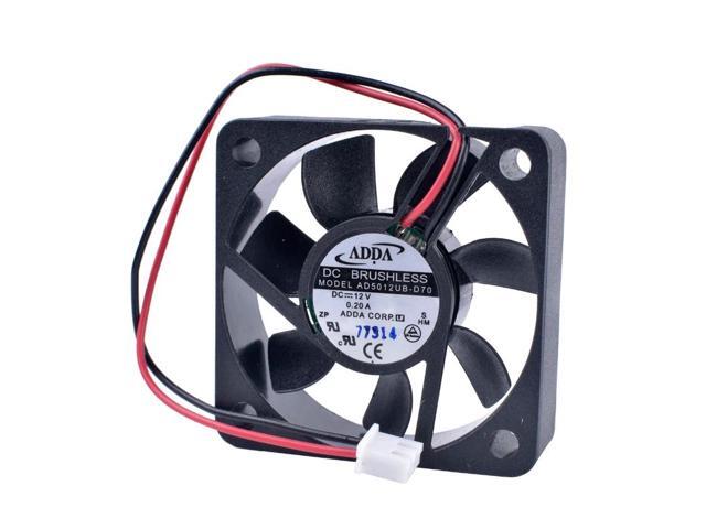AD5012UB-D70 5015 50mm fan 50x50x15mm 12V 0.2a double ball bearing 5cm electric car charger fan