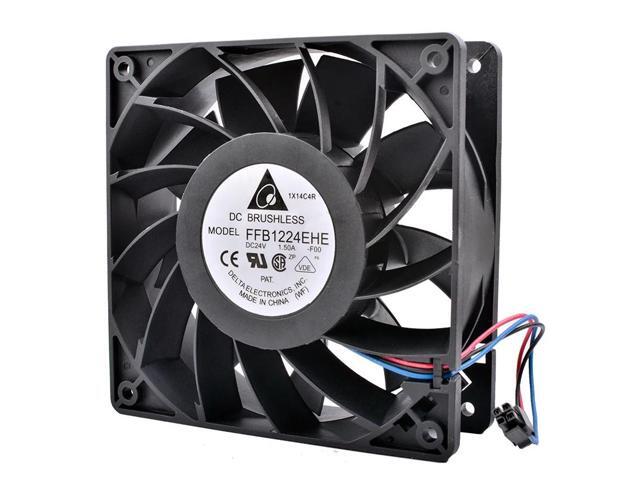 New and FFB1224EHE 12cm 120mm 12038 24V 1.50A Double ball air volume inverter cooling fan
