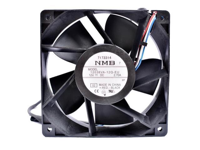 12038VA-12Q-EU 12cm 120x120x38mm 120mm fan DC12V 2.70A chassis server high-volume cooling fan