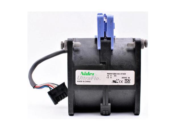 R60W12BS1AC-07A05 6cm 60x60x55mm 12V 1.2A Large air volume double ball server cooling fan server cooling fan