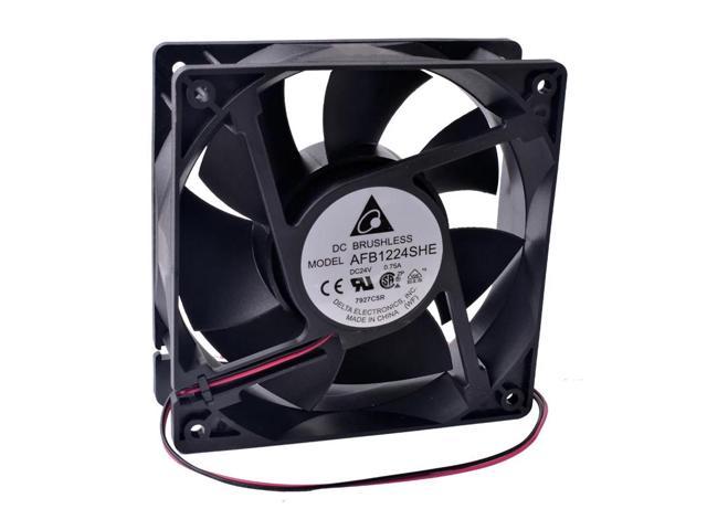 120mm fan AFB1224SHE 120x120x38mm 24V 0.75A Double ball bearing large air volume inverter cooling fan photo