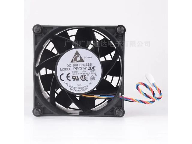 PFC0912DE 92mm fan 92x92x38mm 9238 9038 DC12V 3.72A 4 wires pwm large air volume cooling fan for server
