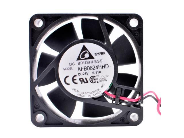 AFB0624HHD 6cm 60x60x20mm 6020 60mm fan DC24V 0.11A 2 line server inverter charger cooling fan