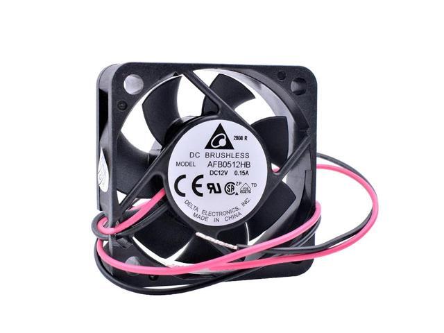 AFB0512HB 5cm 5015 50x50x15mm DC 12V 0.15A Double ball bearing large air volume cooling fan