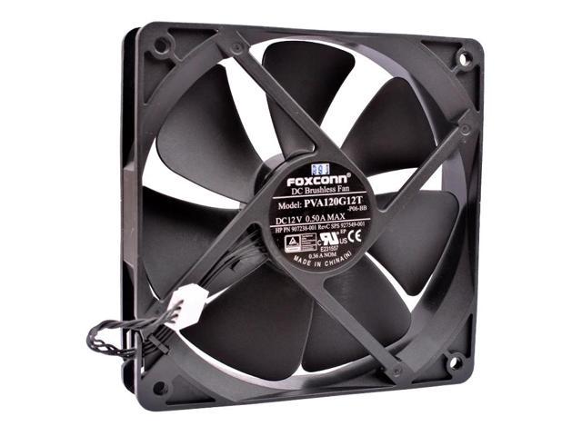 PVA120G12T 12cm 12025 120mm fan 120x120x25mm DC12V 0.50A 4 lines suitable for server chassis CPU cooling fan
