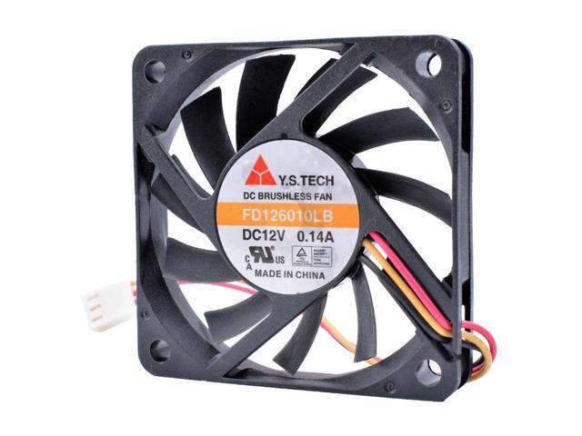 FD126010LB 6cm 60mm 6010 12V 0.14A Computer CPU 3pin Silent Cooling Fan