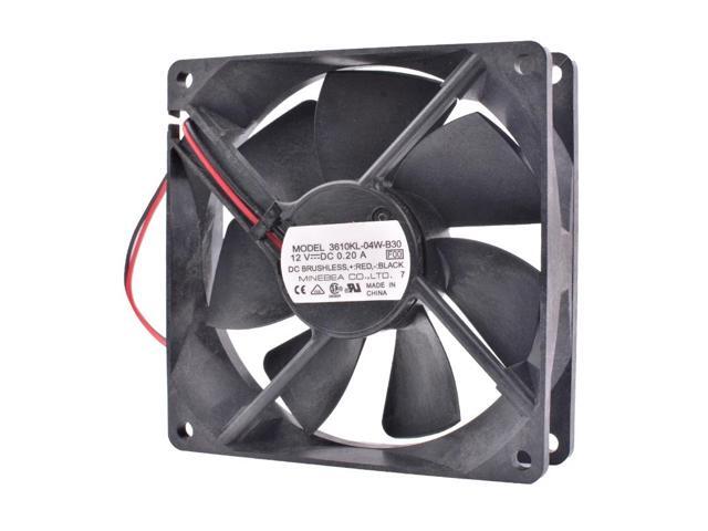 3610KL-04W-B30 9cm 90mm fan 92mm 9025 12V 0.20A Double ball bearing cabinet chassis power cooling fan