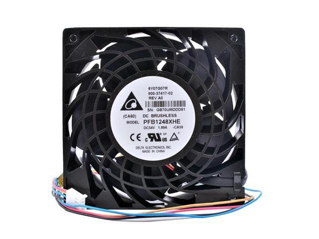 PFB1248XHE 12038 12cm 48V 1.92A double ball bearing inverter server metal fan