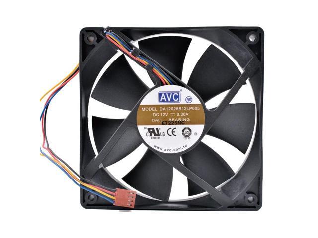 DA12025B12LP005 120mm fan 12cm 12025 12V 0.30A 4-wire PWM computer CPU high air volume cooling fan