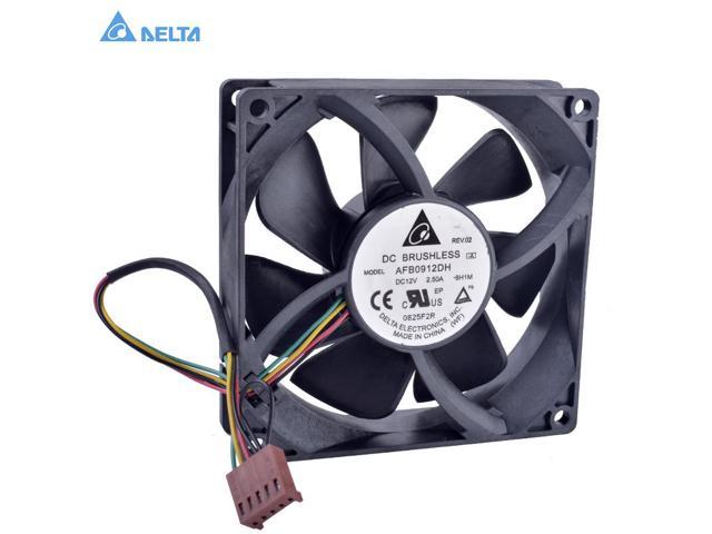 AFB0912DH 12V 2.5A 9025 90mm fan 92x92x25mm 9cm double ball bearing 4 wire 4pin PWM large air volume server cooling fan