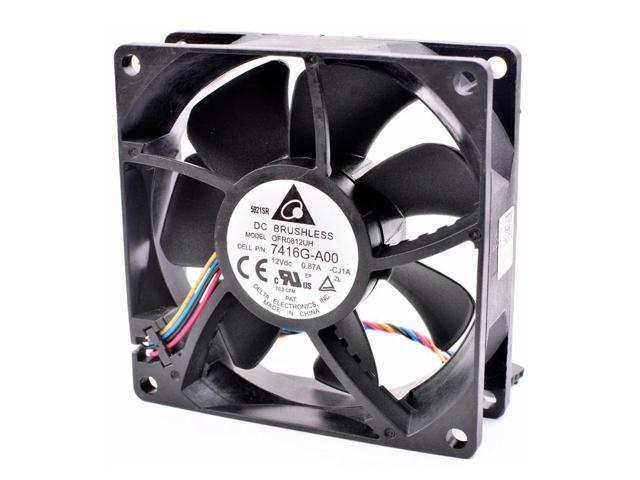 QFR0812UH 7416G-A00 8cm 8025 80mm fan DC12V 0.87A server chassis CPU cooling fan