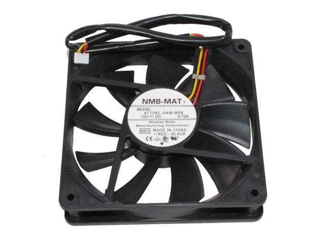 New and 4710KL-04W-B59 12cm 120mm 12025 DC 12V 0.72A Double ball bearing large air volume cooling fan