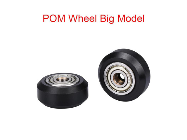 10pcs CNC Openbuilds Plastic wheel POM with Bearings big Models Passive Round wheel Idler Pulley Gear perlin wheel for v-slot