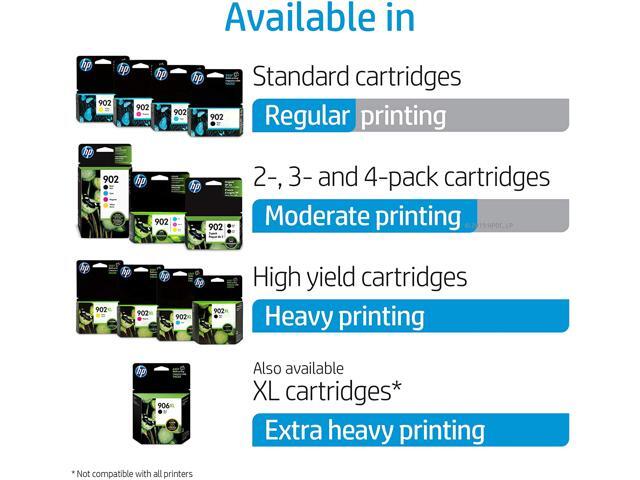 HP 902XL High Yield Yellow Original Ink Cartridge, ~750 pages, T6M10AN#140