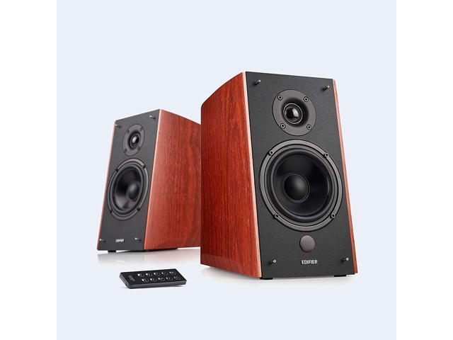Edifier - R2000DB Powered Bluetooth Bookshelf Speakers, Computer Speakers - 120W RMS Optical Input - Near-Field Studio Monitors - Wood/Black - image 9