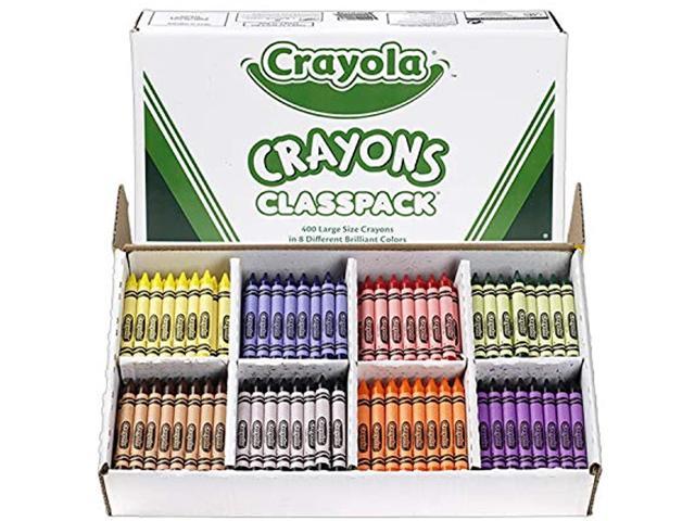 Crayola. 528038 Classpack Regular Crayons, 50 Each of 8 Colors, 400/Box