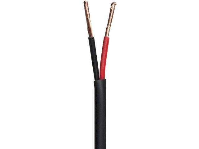 Monoprice Speaker Wire, CMP Rated, 2-Conductor, 16AWG, 500ft, Black