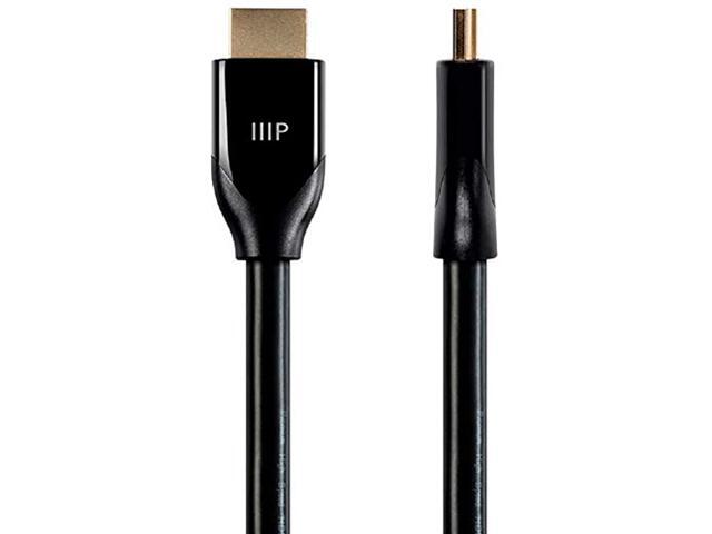 Monoprice Certified Premium High Speed HDMI Cable, 4K @ 60Hz, HDR, 18Gbps, 28AWG, YUV 4:4:4, 15ft, Black