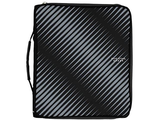 Five Star 2 Zipper Binder Plus Multi Access File Black - Zipper Binders