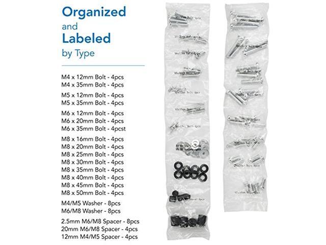 Mount-It! MI-TVHWKIT Universal Wall TV Mount with Screws 92 Pieces - image 5