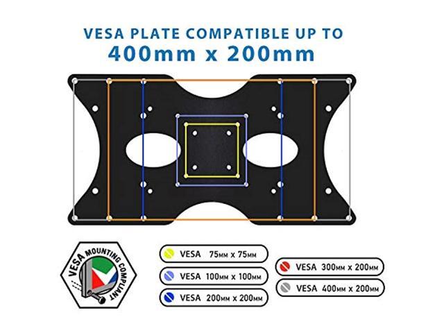 Mount-It! VESA Mount Adapter Plate | Conversion Kit Allows 50x50 75x75 100x100 200x200 to Fit Up to 400x200 mm Patterns - image 4
