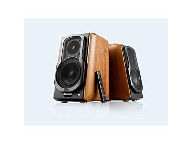 Edifier - S1000MKII Audiophile Active Bookshelf 2.0 Speakers, Computer Speakers - 120W Optical Input - Bluetooth 5.0 HD - Wood/Black - image 8