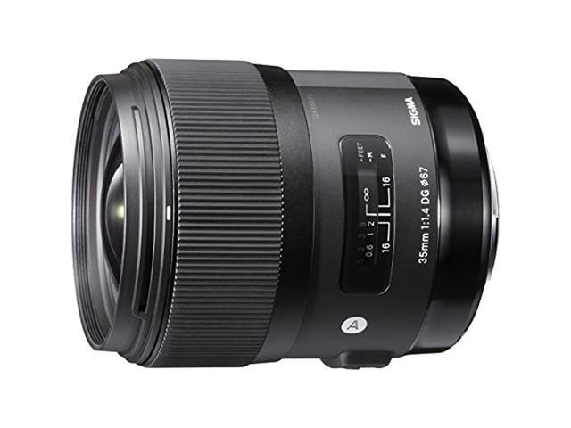 Sigma 340306 35mm F1.4 DG HSM Lens for Nikon (Black) - International Version