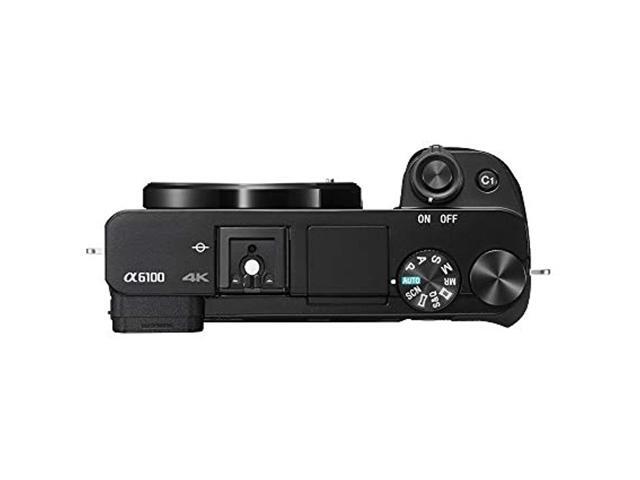 Sony - Alpha 6100 Mirrorless Camera 2-Lens Kit with E PZ 16-50mm and E 55-210mm Lenses - Black - image 6