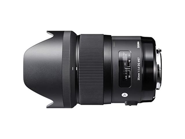 Sigma 340306 35mm F1.4 DG HSM Lens for Nikon (Black) - International Version