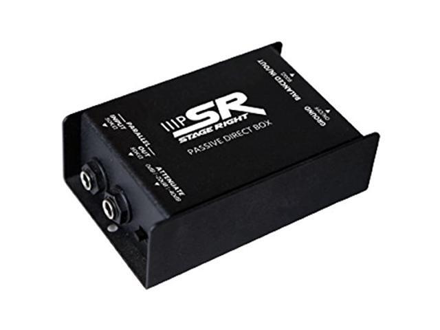 Monoprice Sound Block Passive Direct Box with Ground Lift and Attenuator, Bidirectional Impedance Matching - Stage Right Series