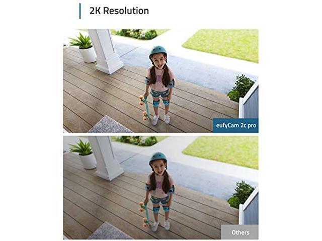 eufy Security, eufyCam 2C Pro 2-Cam Kit, Wireless Home Security System with 2K Resolution, 180-Day Battery Life, HomeKit Compatibility, IP67, Night...