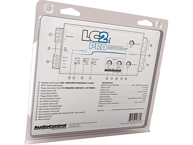 AudioControl - 2-Channel Active Line Output Converter with AccuBASS and Subwoofer Control - Black - image 6