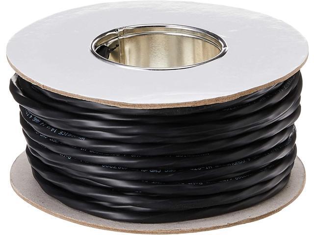 Monoprice Nimbus Series 14 Gauge AWG 4 Conductor CMP-Rated Speaker Wire / Cable - 100ft UL Plenum Rated, 100% Pure Bare Copper With Color Coded...