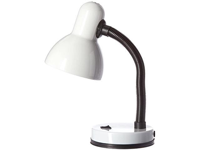 Simple Designs Basic Metal Desk Lamp with Flexible Hose Neck