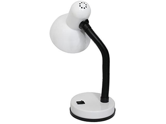 Simple Designs Basic Metal Desk Lamp with Flexible Hose Neck