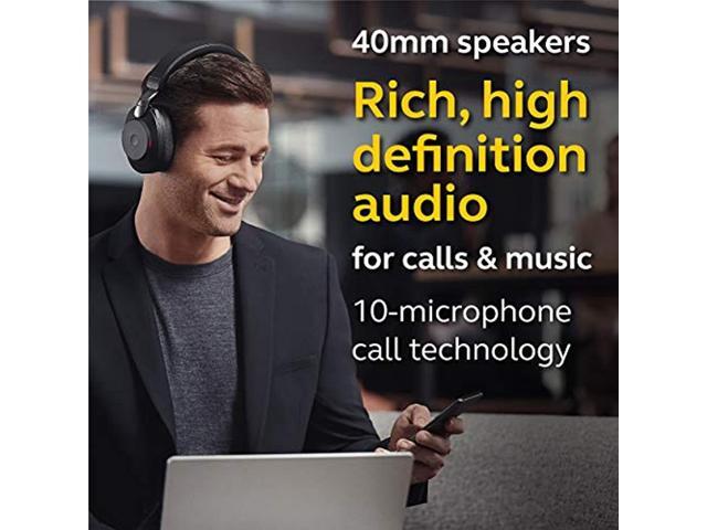 Jabra Evolve2 85 Link380a UC Stereo Headset - Black - image 10