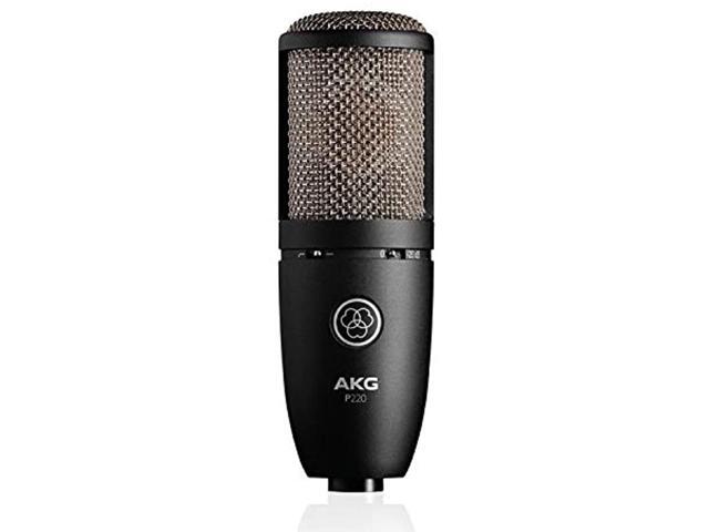 AKG - Wired P220 Large Diaphgram Condenser Microphone - Black - image 10