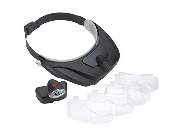 CARSON CP-60 Carson LED Lighted Head Visor Magnifier 1.5x2x2.5x3x