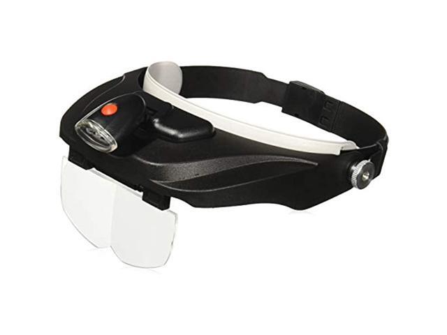 CARSON CP-60 Carson LED Lighted Head Visor Magnifier 1.5x2x2.5x3x