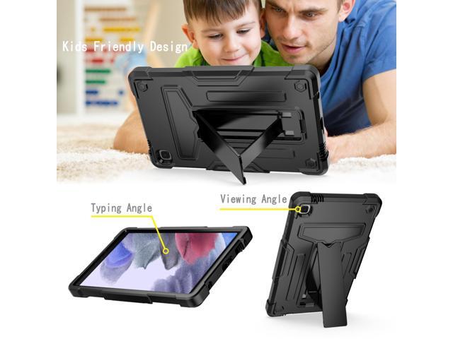 Case for Samsung Galaxy Tab A7 Lite 8.7 Inch (SM-T220 / SM-T225 / SM-T227U) - Dual Layer Heavy Duty Kids Proof Hybrid Case Shockproof Cover with...