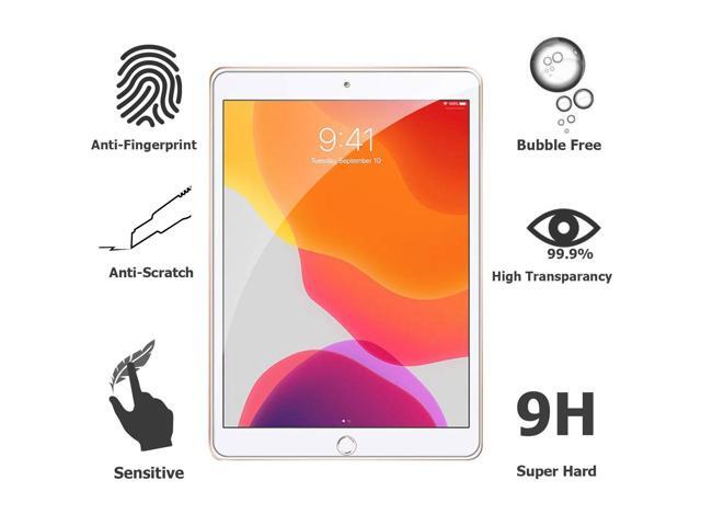 2 Pack Epicgadget iPad 10.2 Screen Protector, Ultra HD Clear Anti Bubble Anti Scratch 9H Hardness Tempered Glass Screen Film for Apple 10.2-inch...