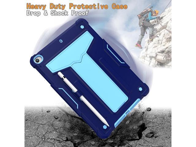 EpicGadget Case for iPad 10.2 (9th/8th/7th Gen) 2021/2020/2019, Protective Rugged Hybrid Case with Kickstand Pencil Holder Cover Case for Apple...