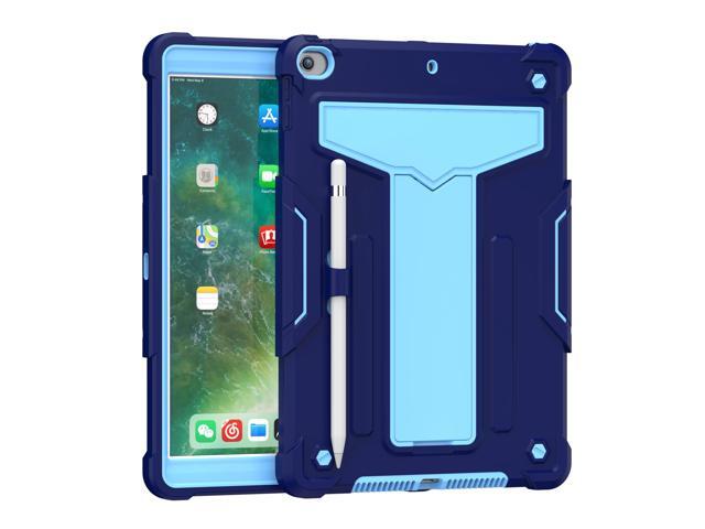 EpicGadget Case for iPad 10.2 (9th/8th/7th Gen) 2021/2020/2019, Protective Rugged Hybrid Case with Kickstand Pencil Holder Cover Case for Apple...