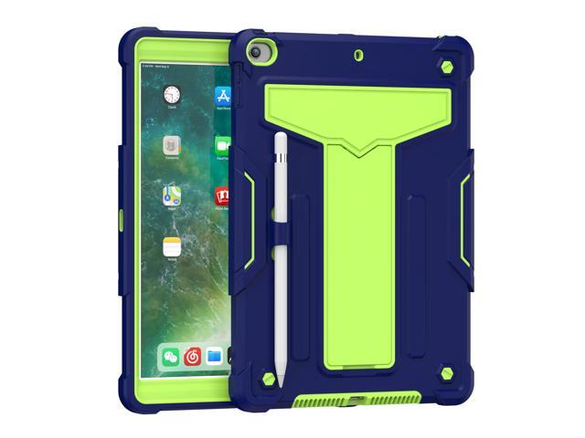 EpicGadget Case for iPad 10.2 (9th/8th/7th Gen) 2021/2020/2019, Protective Rugged Hybrid Case with Kickstand Pencil Holder Cover Case for Apple...