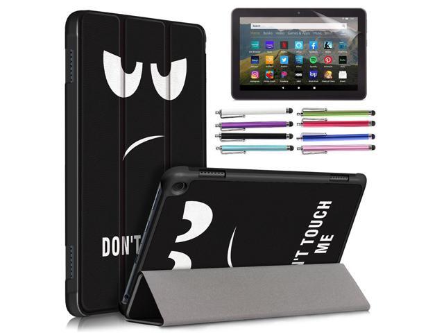 EpicGadget Amazon Fire HD 8 & HD 8 Plus Case (12th Generation/10th Generation, 2022/2020 Release) Slim PU Leather Trifold Stand Cover Auto...