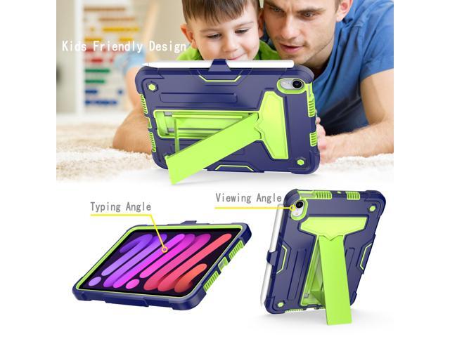 anicestore Case for iPad Mini 7 (A17 Pro) 7th Gen 2024 & iPad Mini 6th Gen 2021 - Dual Layer Protective Hybrid Cover With Kickstand Drop-Proof Case...