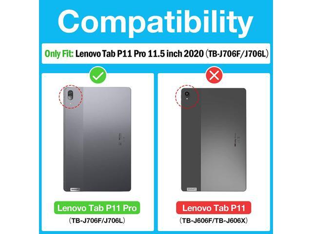 [2-Pack] EpicGadget Lenovo Tab P11 Pro 11.5' Tempered Glass Screen Protector High Definition 9H Hardness Anti-Scratch Tempered Screen Protector for...
