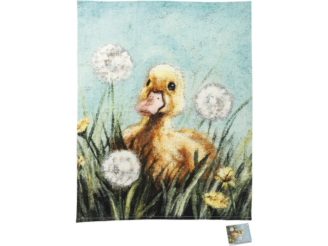 Primitives by Kathy Farmhouse Collection Cotton Dish Towel - Baby Duck Duckling